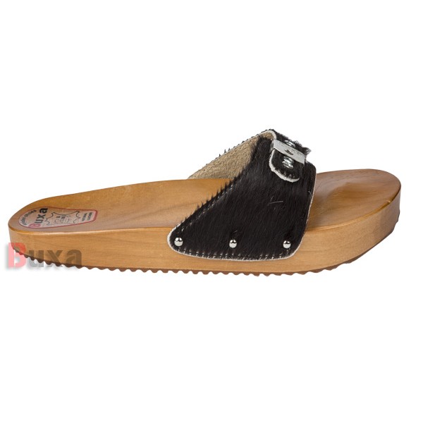 Anti-cellulite clogs CE1 - Black Hairy