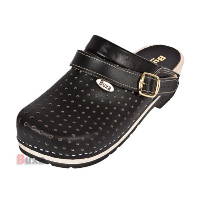 Dřeváky na gumové podrážce SuperComfort FPU11p - černé Dřeváky na gumové podrážce SuperComfort FPU11p - černé