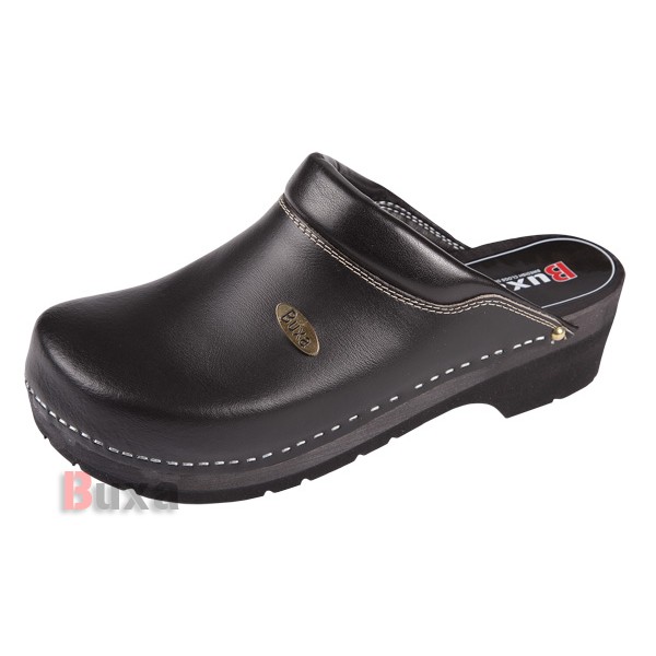 Clogs mit Gummisohle SuperKomfort FPU10 - Schwarz