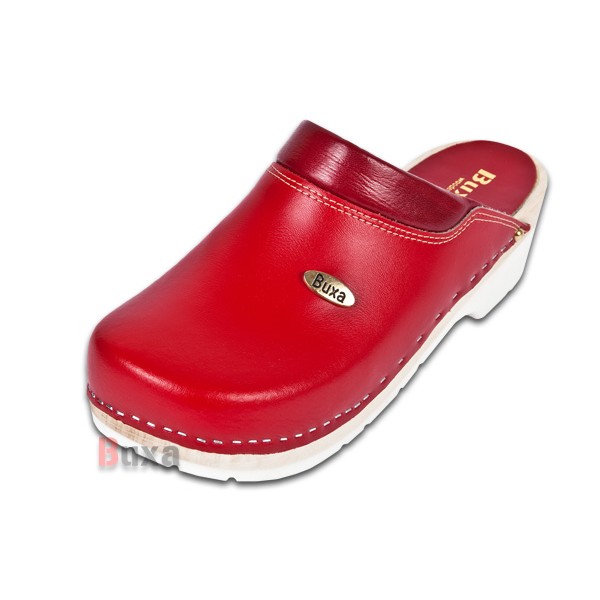 Clogs On Rubber Sole SuperKomfort FPU10 - Red