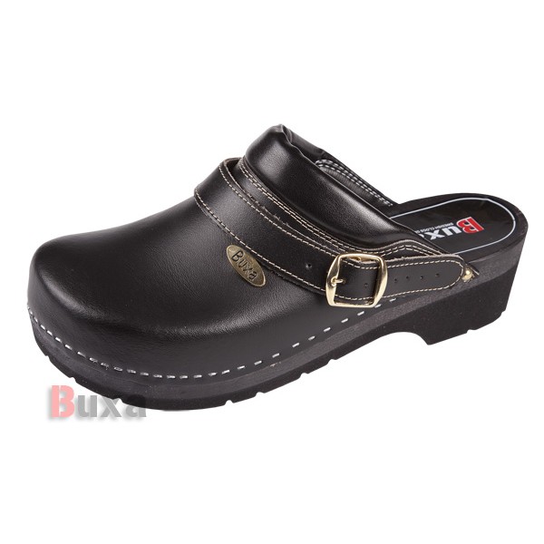 Clogs On Rubber Sole SuperKomfort FPU10p - All Black