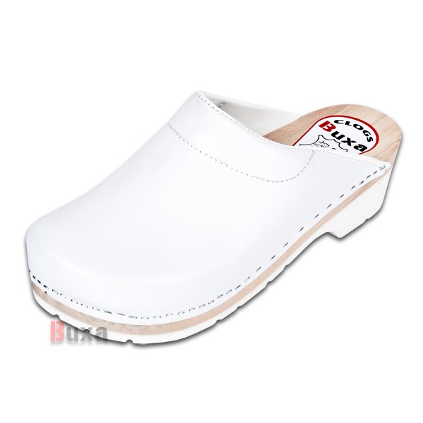 Clogs mit Gummisohle Comfort FPU3 – Weiß