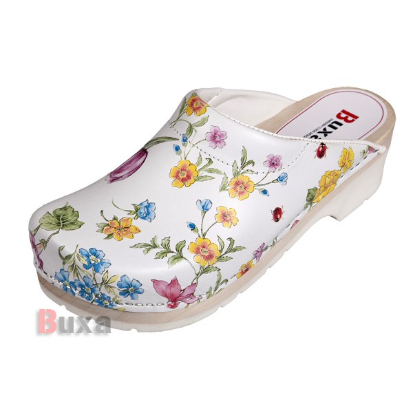 Saboți Pe Talpă Cauciuc Comfort FPU3 - Floral