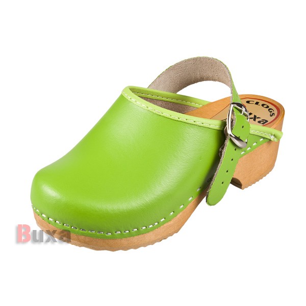 Children's wooden shoes DZPP - Green