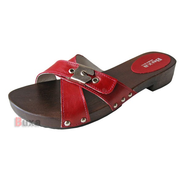 Női klumpák Flip Flops L10 - piros