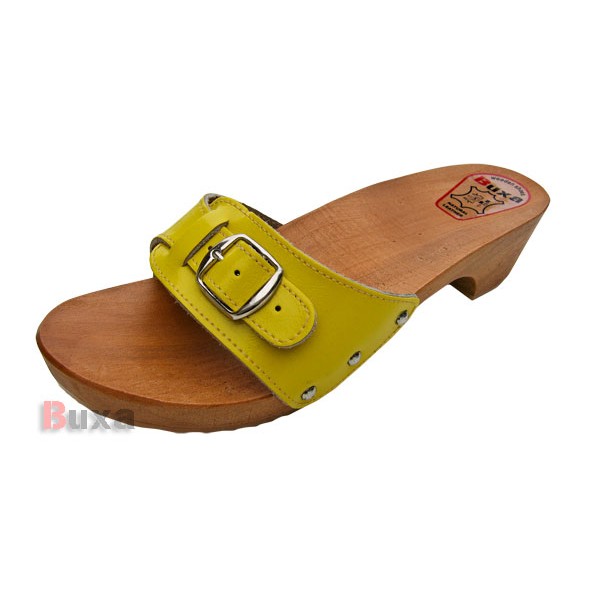 Damen Clogs Hausschuhe W1 - Gelb