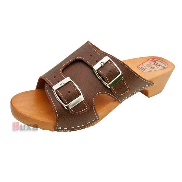 Women's Clogs Slippers W20 - Brown