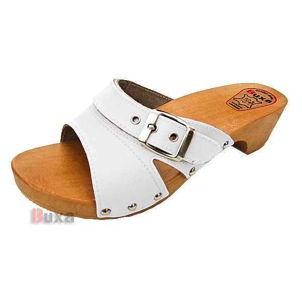 Damen Clogs Hausschuhe W30 - Weiß