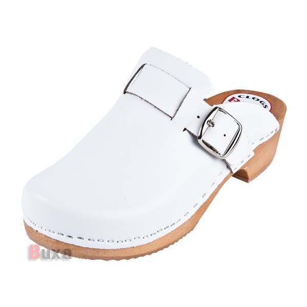 Wooden shoes Klasik PM1 - White