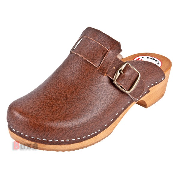 Wooden shoes Klasik PM1 - Brown