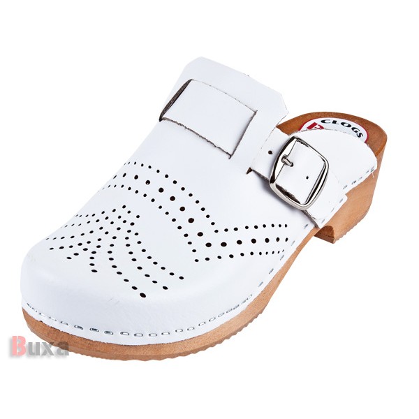 Wooden shoes Klasik PM2 - White