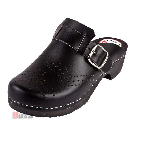 Klasik PM2 wooden shoes - All black