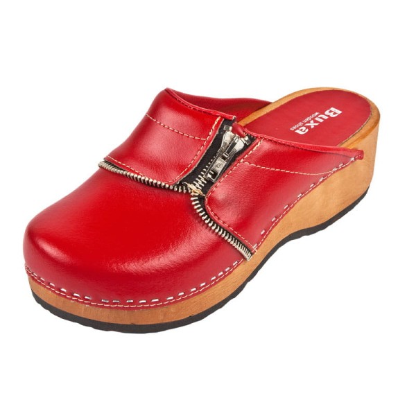 Klasik PZM Damen-Clogs – Rot