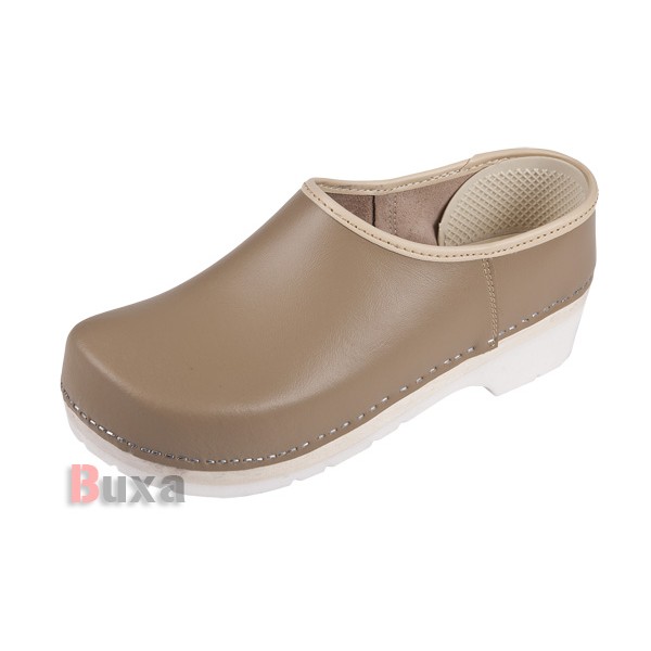 Clog-Galoschen auf Gummisohle SuperKomfort ZPU1 - Beige