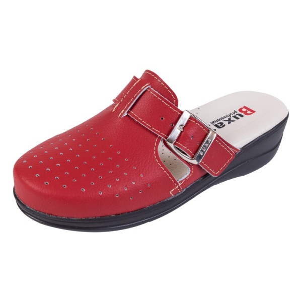 Medical shoes MED21 - Red and black