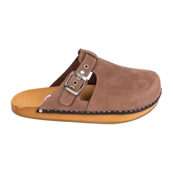 Anti-cellulite clogs CE3 - Brown Nubuck