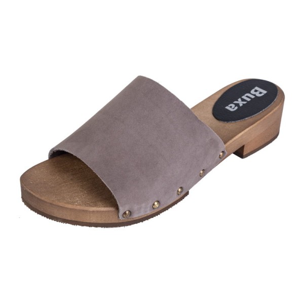 Women's Clogs Flip Flops L40 - Gray Nubuck