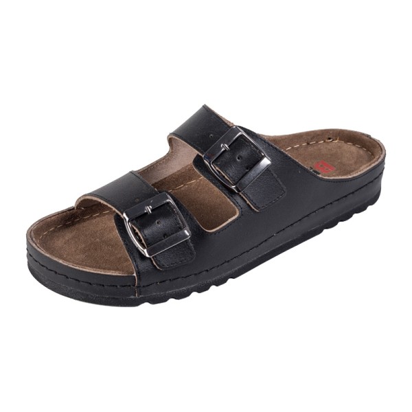 Pantofi medicali de dama MEMORY - Flip flops - BZ110 - Negru