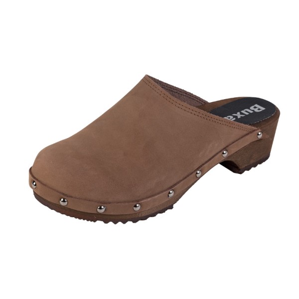 Saboți de damă Klasik PE10 - Nubuck maro