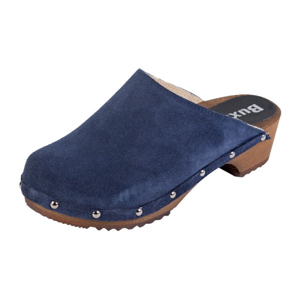 Damen-Clogs Klasik PE10 – Blaues Wildleder