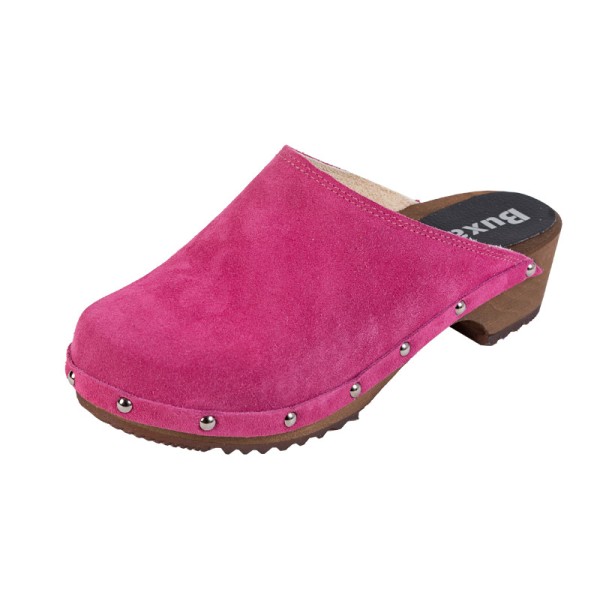 Damen-Clogs Klasik PE10 – Rosa Wildleder