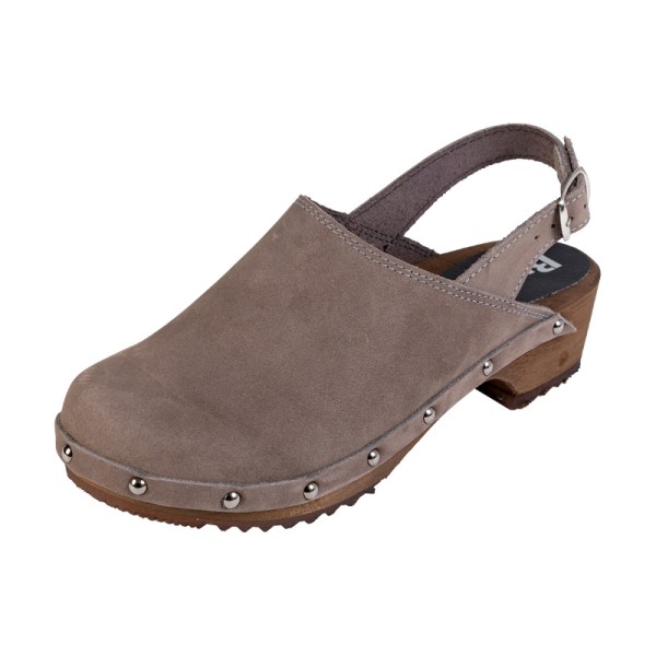 Damen-Clogs Klasik PE10p – Graues Nubuk