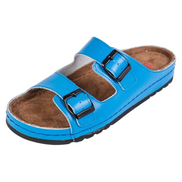 Pantofi medicali de dama MEMORY - Flip flops - BZ110 - Sky blue