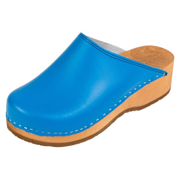 Damen-Plateau-Clogs PZM1 – Himmelblau