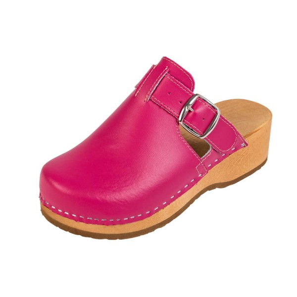 Women's Clogs On Platform PZM2 - Raspberry