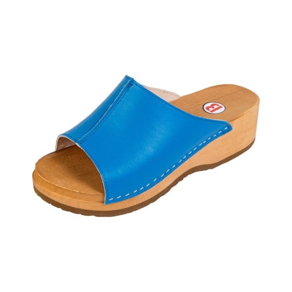 Damen-Plateau-Clogs PZM3 – Himmelblau