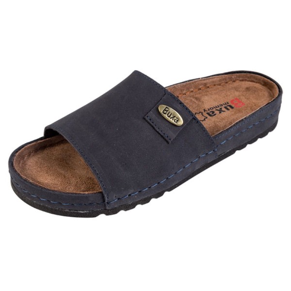 Women's medical shoes MEMORY - Flip flops - BZ115 - Dark blue Nubuck