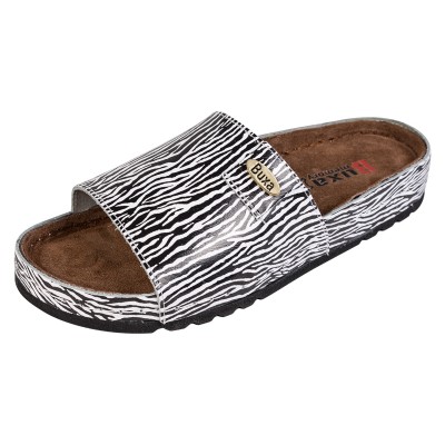 Női orvosi cipő MEMORY - Flip flops - BZ115 - Zebra