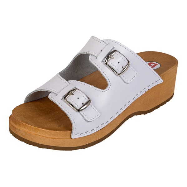 Women's PZM5 Platform Clogs - White