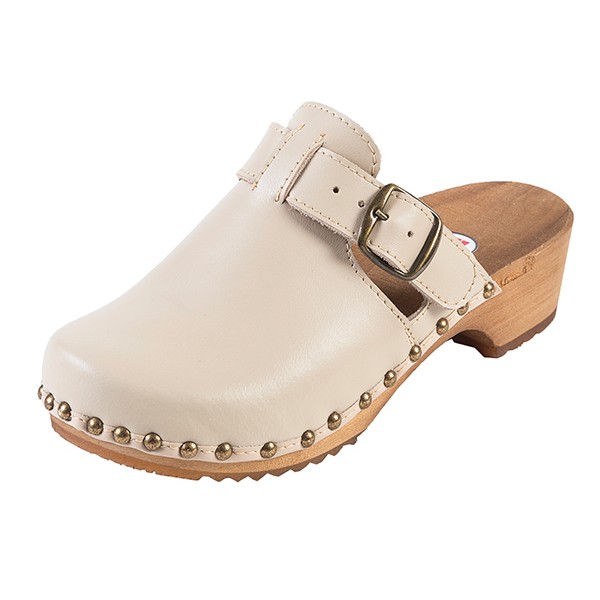 Klasik PE15 Damen-Clogs – Beige