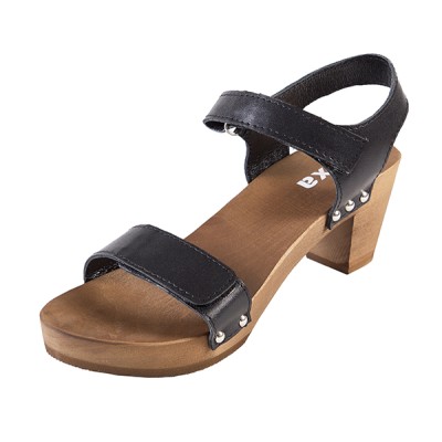 Sandále Na Vysokom Opätku OD15 - Čierne